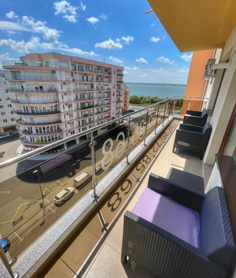 Sunset Sea View Apartament Mamaia Kültér fotó